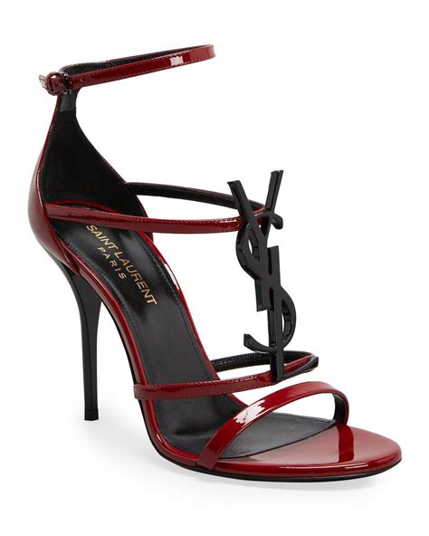 stiletto yves saint laurent|CASSANDRA sandals in patent leather .